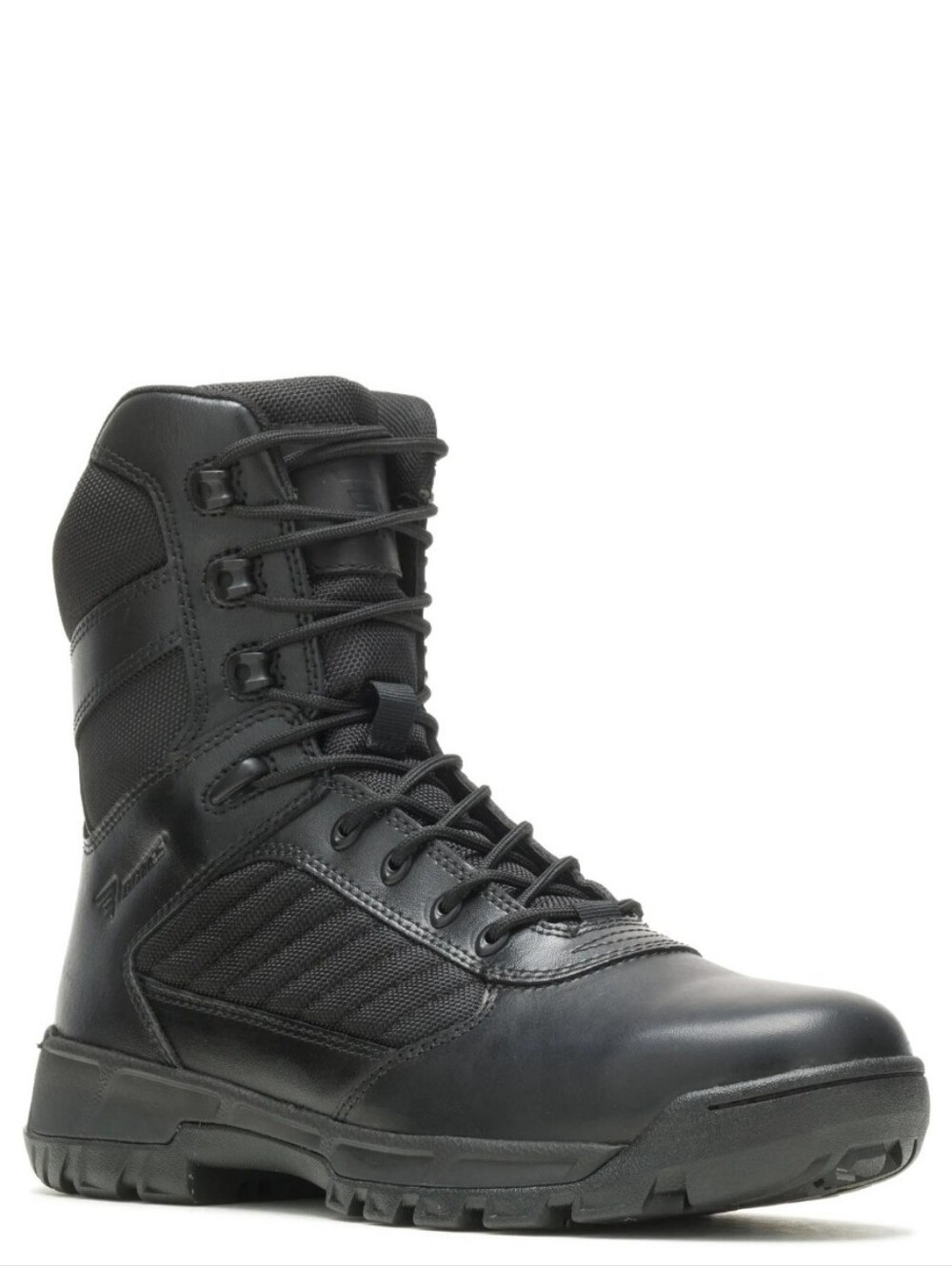 Bates Men's Black Soft Toe Tactical Sport 2 Side Zip Tall Work Boot Leather